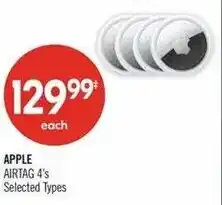 Shoppers Drug Mart Apple AirTag 4's offer