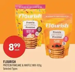 Shoppers Drug Mart Flourish protein pancake & waffle mix offer