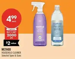 Shoppers Drug Mart Method household cleaner offer