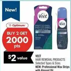 Shoppers Drug Mart Veet hair removal products offer
