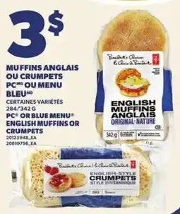 Provigo Bouillon's Choice English-style crumpets offer