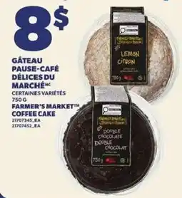 Provigo Farmer's Market coffee cake offer
