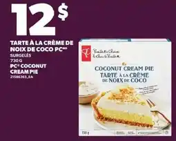Provigo PC coconut cream pie offer