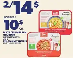Provigo Zen Gourmet entrées offer