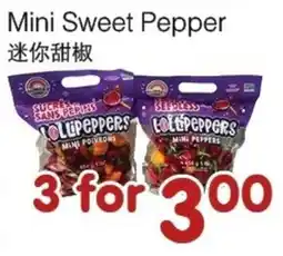 Bravo Fresh Foods Lolipeppers mini peppers offer