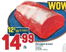 Marché Adonis beef tenderloin offer