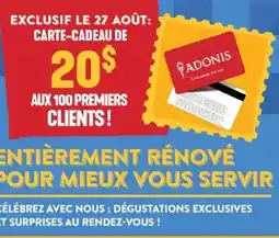 Marché Adonis Adonis gift card offer