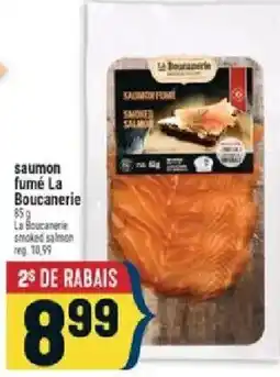 Marché Adonis la boucanerie smoked salmon offer