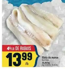 Marché Adonis filets de morue offer