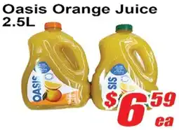 Jian Hing Supermarket Oasis orange juice offer