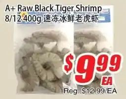 WinCo Food Mart Raw Black Tiger Shrimp offer