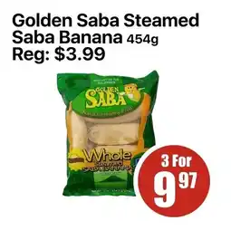 Aigoo Foodmart Golden Saba Steamed Saba Banana offer