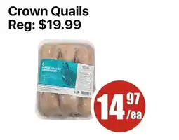 Aigoo Foodmart Crown Quails offer