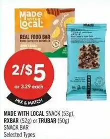 Shoppers Drug Mart Made with local snack offer