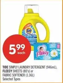 Shoppers Drug Mart Tide simply laundry detergent offer