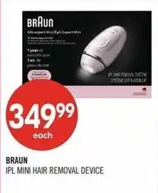 Shoppers Drug Mart Braun ipl mini hair removal device offer