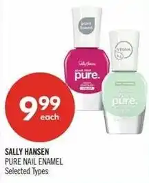 Shoppers Drug Mart Sally Hansen pure nail enamel offer