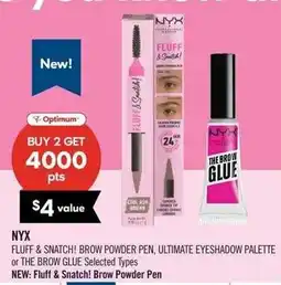 Shoppers Drug Mart NyX Fluff & Snatch! Brow Powder Pen offer