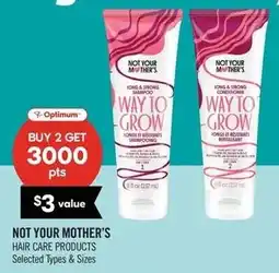Shoppers Drug Mart Not Your Mother's Hair Care Products offer
