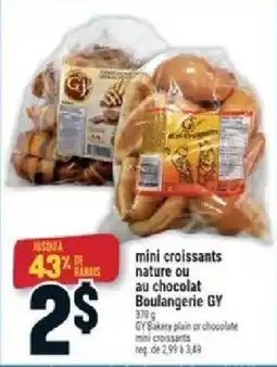 Marché Adonis Boulangerie GY mini croissants offer