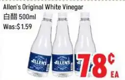 FreshLand Supermarket Allen's original white vinegar offer