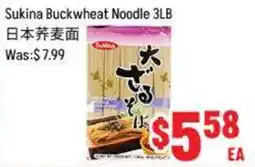 FreshLand Supermarket Sukina buckwheat noodle offer