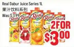 FreshLand Supermarket Real Dabur Juice Series offer