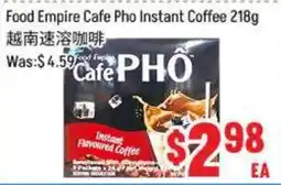FreshLand Supermarket Food Empire Cafe Pho Instant Coffee offer