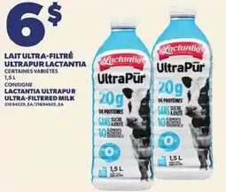 Provigo Lactantia ultra-pur milk offer
