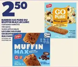 Provigo Leclerc muffin max bars offer