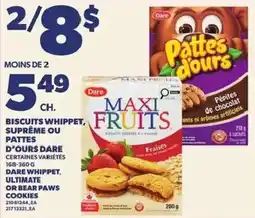 Provigo Dare biscuits whipper supreme or pates d'ours dare certaines varietes offer