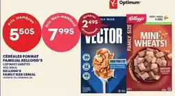 Provigo Kellogg's family size cereal offer