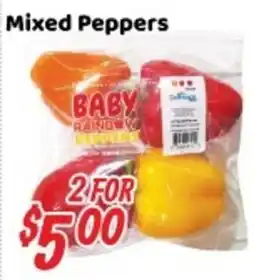 Nations Fresh Foods Baby rainbow peppers offer