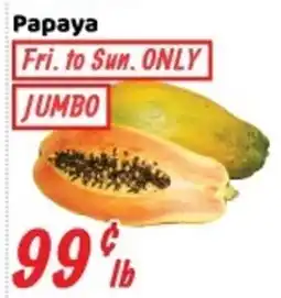 Nations Fresh Foods Papaya offer