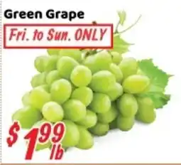 Nations Fresh Foods Green Grape offer