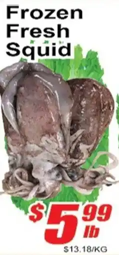 Jian Hing Supermarket Frozen Fresh Squid offer