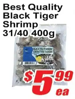 Jian Hing Supermarket Black tiger shrimp offer