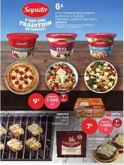 Provigo Saputo feta, fromage bocconcini, mozzarella fraiche offer