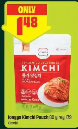FreshCo Jongga kimchi pouch offer