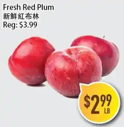 Full Fresh Supermarket Fresh Red Plum offer
