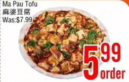 Fresh Value Ma Pau Tofu offer