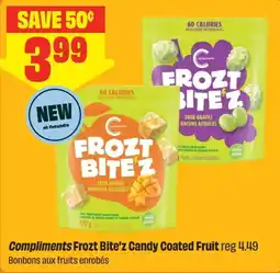 FreshCo Compliments Frozt Bite'z Candy Coated Fruit offer