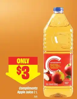 FreshCo Compliments apple juice offer