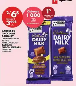 Provigo Cadbury dairy milk chocolate bars offer