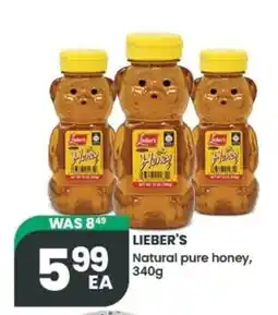 Olive Branch Lieber's natural pure honey offer