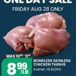 Olive Branch Boneless Skinless Chicken Thighs offer
