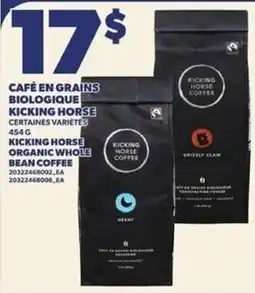Provigo Kicking Horse Organic Whole Bean Coffee offer