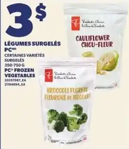 Provigo PC frozen vegetables offer