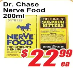 Jian Hing Supermarket Dr. Chase nerve food offer