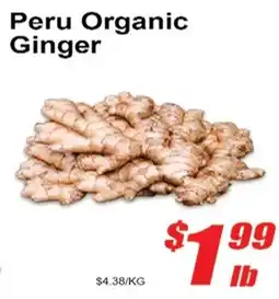Jian Hing Supermarket Peru Organic Ginger offer